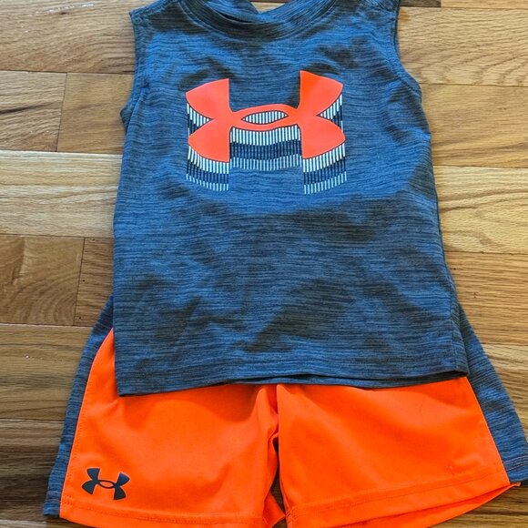 Under Armour Ua Promo Muscle Tank and Short Set Shorts - Picture 1 of 6
